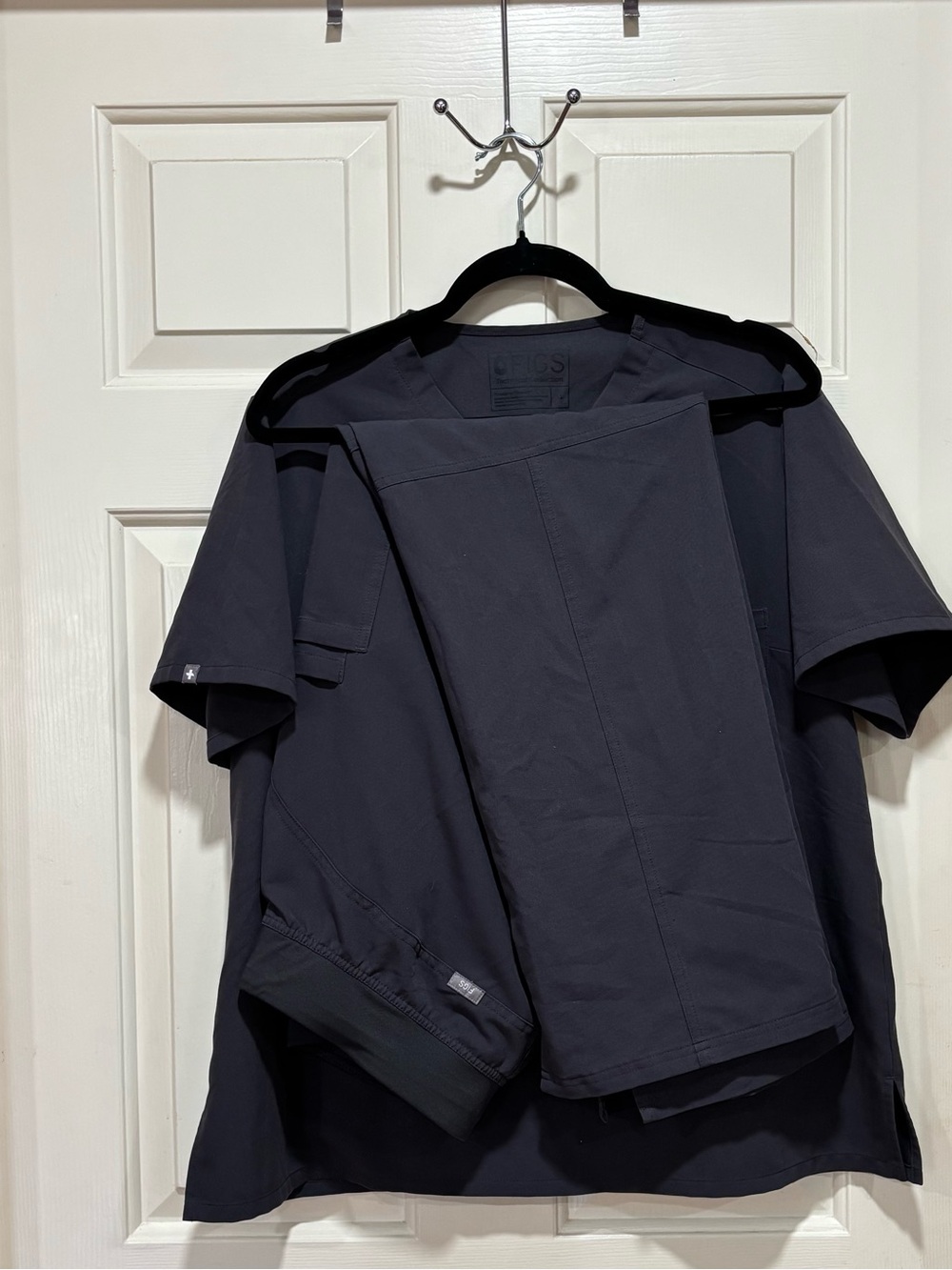 FIGS Womens Charcoal Gray XL Scrub Set